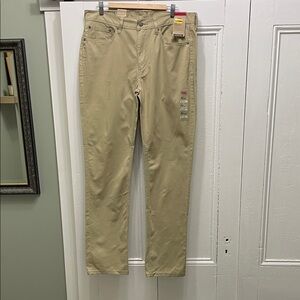 Levi's Beige Straight Leg Khaki Pants 36 34